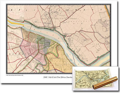 Cassini Maps - Cassini Maps - Personalised Irish Printed Maps